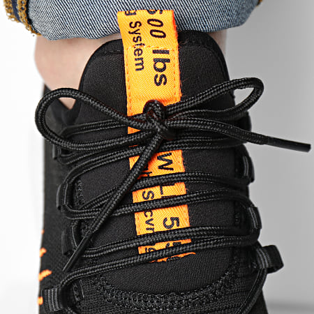 Classic Series - Sneakers 021 Nero Arancione