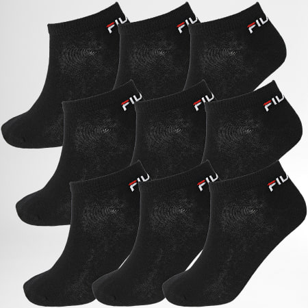 Fila - Confezione da 9 paia di calzini di base neri