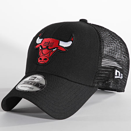 New Era - Gorra Chicago Bulls 9Forty Home Field Trucker negra