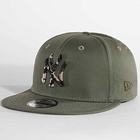 New Era - Cappello Snapback 9Fifty Camo Infill New York Yankees Verde Khaki