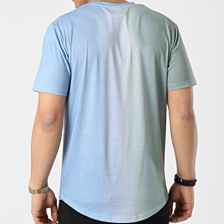 Project X Paris - Tee Shirt Oversize Dégradé 2210202 Bleu Vert
