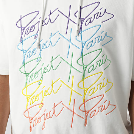Project X Paris - Tee Shirt Capuche 2220141 Blanc