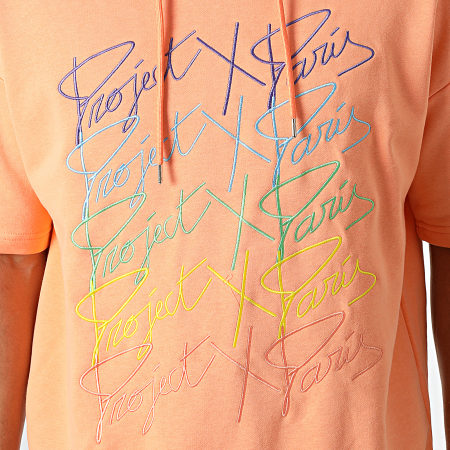 Project X Paris - Tee Shirt Capuche 2220141 Saumon