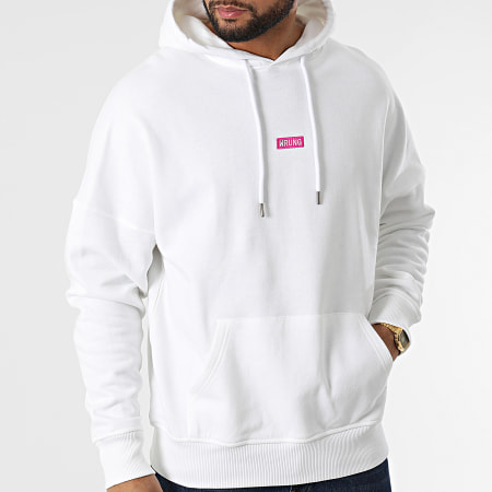 Wrung - Sweat Capuche Scare Two Blanc