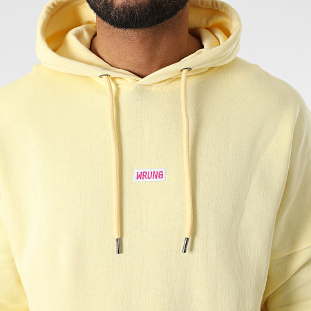 Wrung - Sweat Capuche Scare Two Jaune