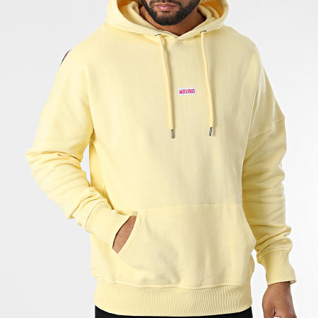 Wrung - Sweat Capuche Scare Two Jaune