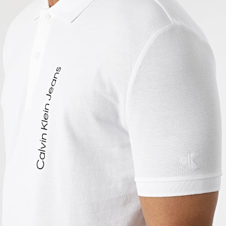 Calvin Klein - Polo A Manches Courtes 0090 Blanc