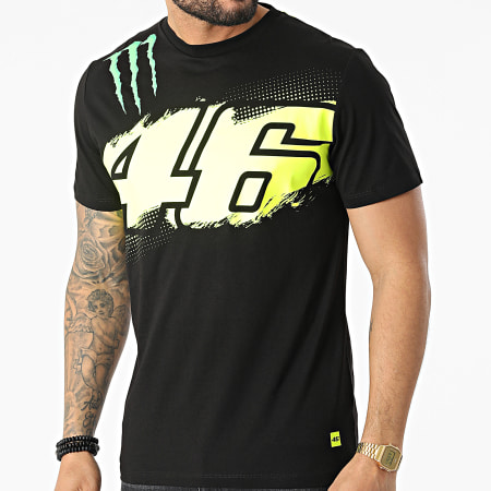 VR46 - Camiseta Monster Energy Monza MOMTS435804 Negro