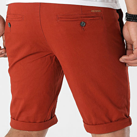 Teddy Smith - Short Chino 10415076D Rouge Brique