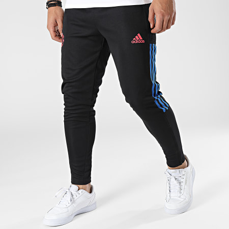 Adidas Sportswear - Pantalon Jogging A Bandes Manchester United FC HG6040 Noir