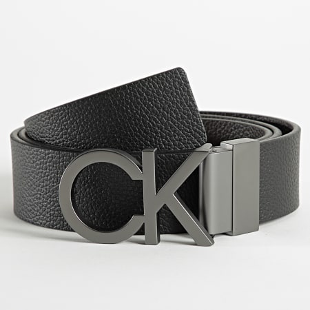 Calvin Klein - Ceinture Réversible Adjustable CK Metal 9258 Noir Marron