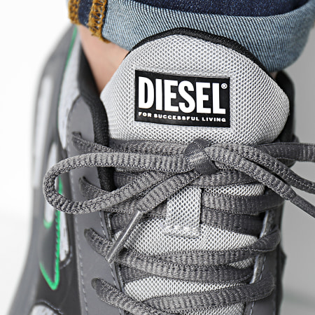 Diesel - Sneakers Serendipity Sport Y02868 Nero Oyster Formale Grigio Verde Felce