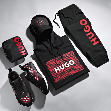HUGO - Pantalon Jogging Dutschi 50473211 Noir