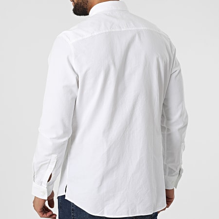 HUGO - Camicia Ermann a maniche lunghe 50473499 Bianco