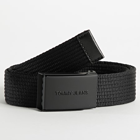 Tommy Jeans - Cintura a fettuccia Essential 9007 nero