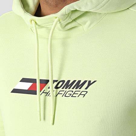 Tommy Hilfiger - Felpa con cappuccio Essentials 2742 Verde chiaro
