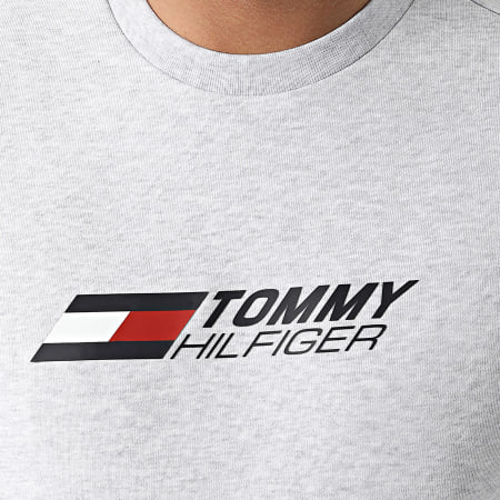 Tommy Hilfiger - Sudadera de cuello redondo Essentials Crew 2744 Heather Grey