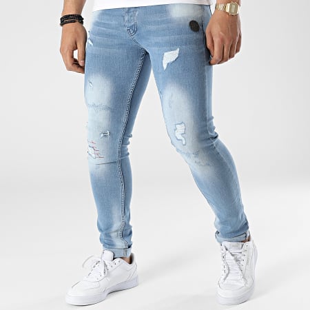 Zelys Paris - Jeans skinny Istate in denim blu
