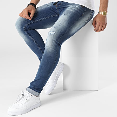 Zelys Paris - Jeans skinny in denim blu Ijora