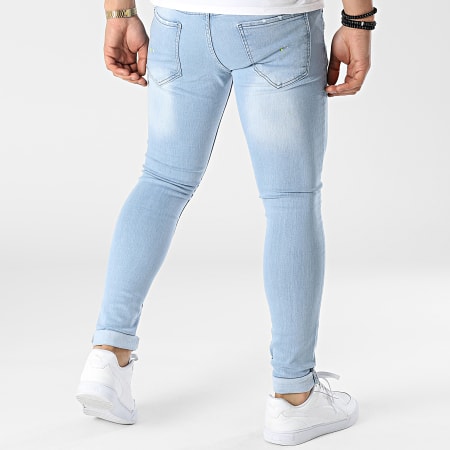 Zelys Paris - Jeans skinny in denim blu Sco