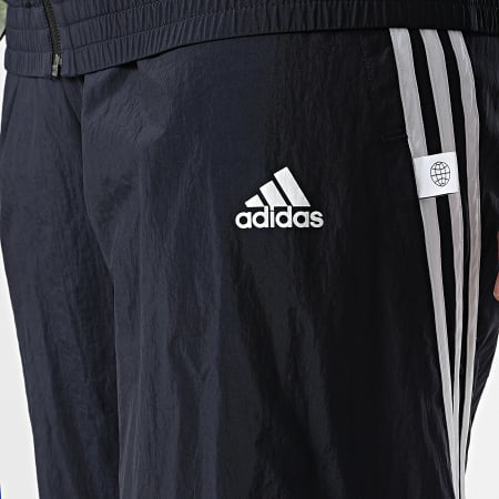 Adidas Sportswear - MTS HE2231 Tuta da ginnastica beige con strisce