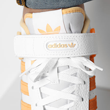 Adidas Originals - Baskets Forum Low GY5833 Cloud White Pulse Amber Orange