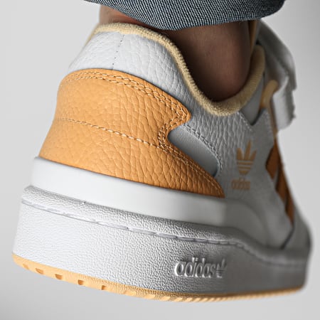 Adidas Originals - Baskets Forum Low GY5833 Cloud White Pulse Amber Orange