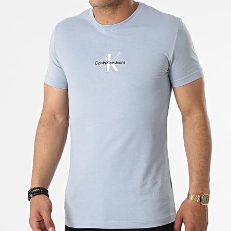 Calvin Klein - Tee Shirt 0855 Bleu Clair