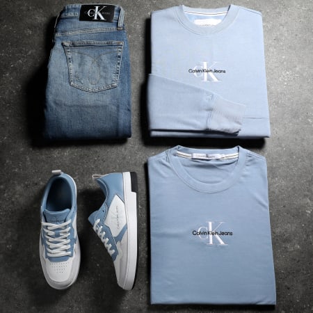 Calvin Klein - Maglietta 0855 Azzurro