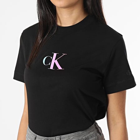 Calvin Klein - Tee Shirt Femme 9682 Noir