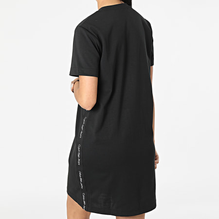 Calvin Klein - Vestito donna a righe 9916 Nero