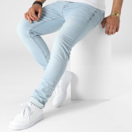 Deeluxe - Sloann jeans ajustados con lavado azul