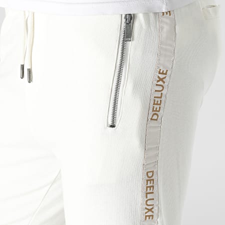 Deeluxe - Pantaloni da jogging a fascia beige