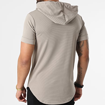 MTX - Camiseta extragrande con capucha C5679 Taupe