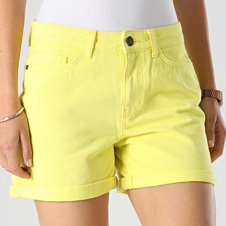 Noisy May - Jeans donna Sort Smiley Yellow