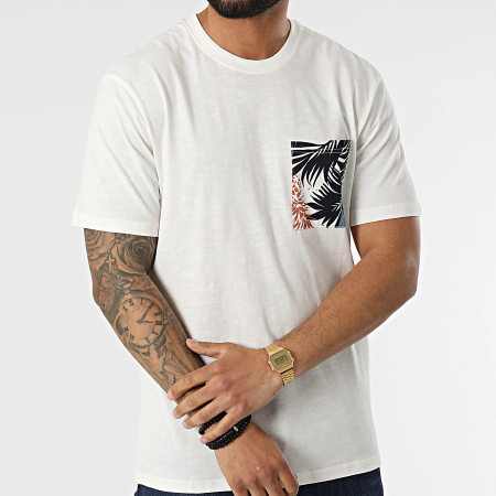 Only And Sons - Tee Shirt A Poche Poitrine Melodi Beige