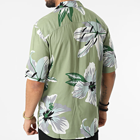 Only And Sons - Camisa de manga corta floral verde caqui de Dan Life