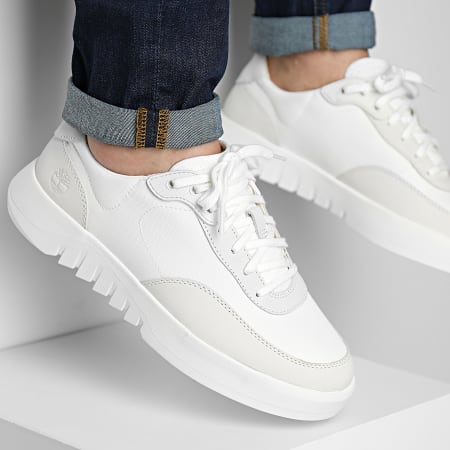 Timberland - Supaway Oxford A2JXC Sneakers in nabuk bianco