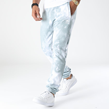 Adidas Originals - Pantaloni da jogging slim HE9439 Blu Grigio