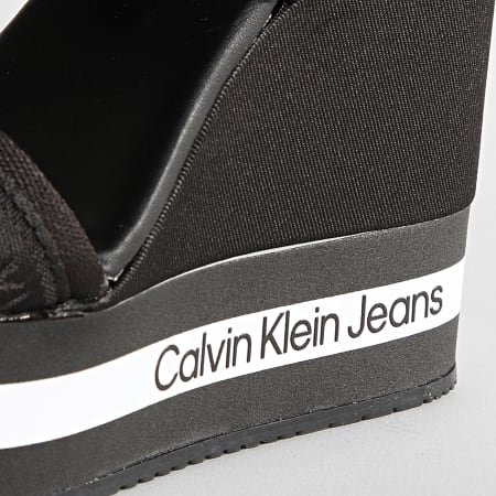 Calvin Klein - Sandales Femme Wedge 0572 Black