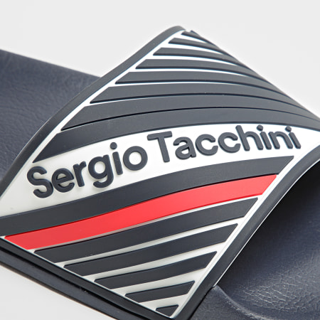 Sergio Tacchini - Claquettes Lincco Bleu Marine