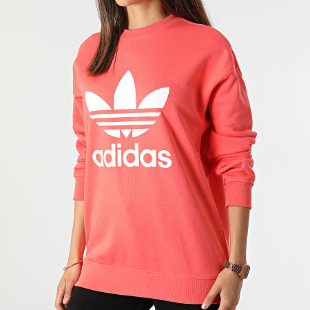 Adidas Originals - Sudadera Cuello Redondo Mujer HE9537 Rosa