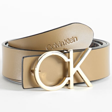 Calvin Klein - Cintura reversibile Re-Lock da donna 9564 Marrone
