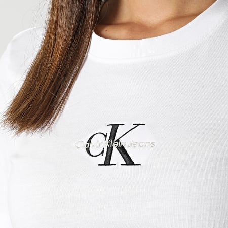 Calvin Klein - Tee Shirt Femme 9135 Blanc