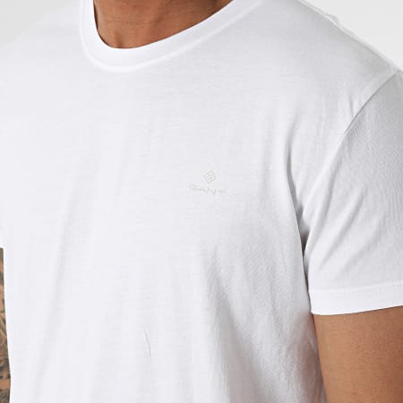 Gant - Set di 2 magliette 901002108 bianco nero
