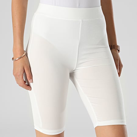 Girls Outfit - Pantaloncini da ciclismo da donna NT617 Bianco