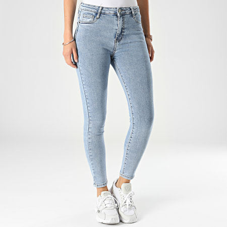 Girls Outfit - Jeans skinny da donna A309 lavaggio blu