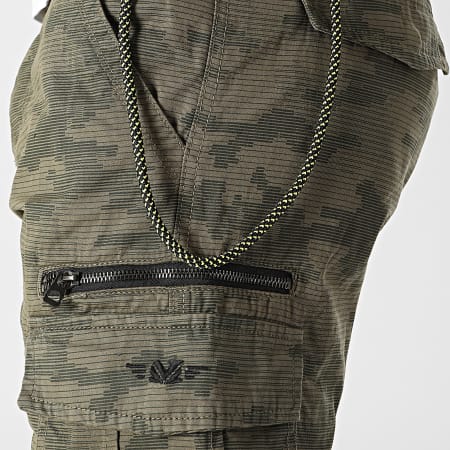 MZ72 - Fortoo Pantaloncini Cargo Khaki Verde Camouflage