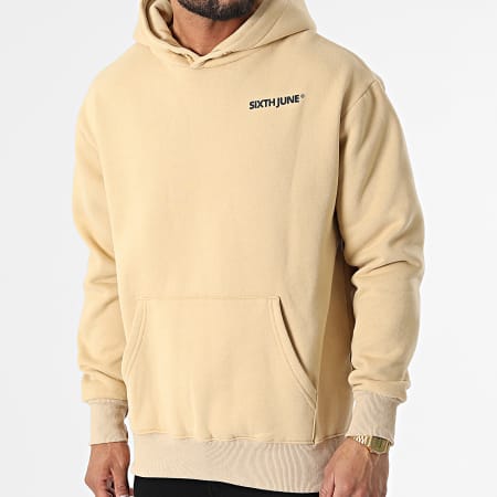 Sixth June - Sudadera con Capucha M22732PSW Beige