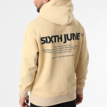 Sixth June - Sudadera con Capucha M22732PSW Beige